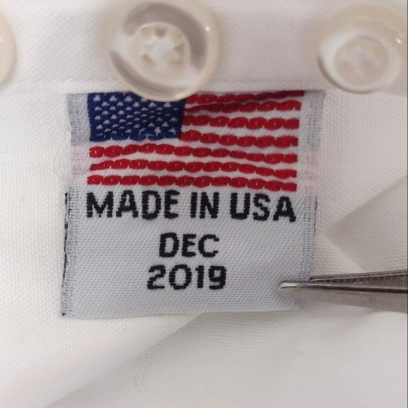 CULWELL & SON Men's White Long Sleeve Dress Shirt  18 - Picture 4 of 13